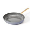 12-Inch Ceramic Non-Stick Fry Pan - Cornflower Blue
