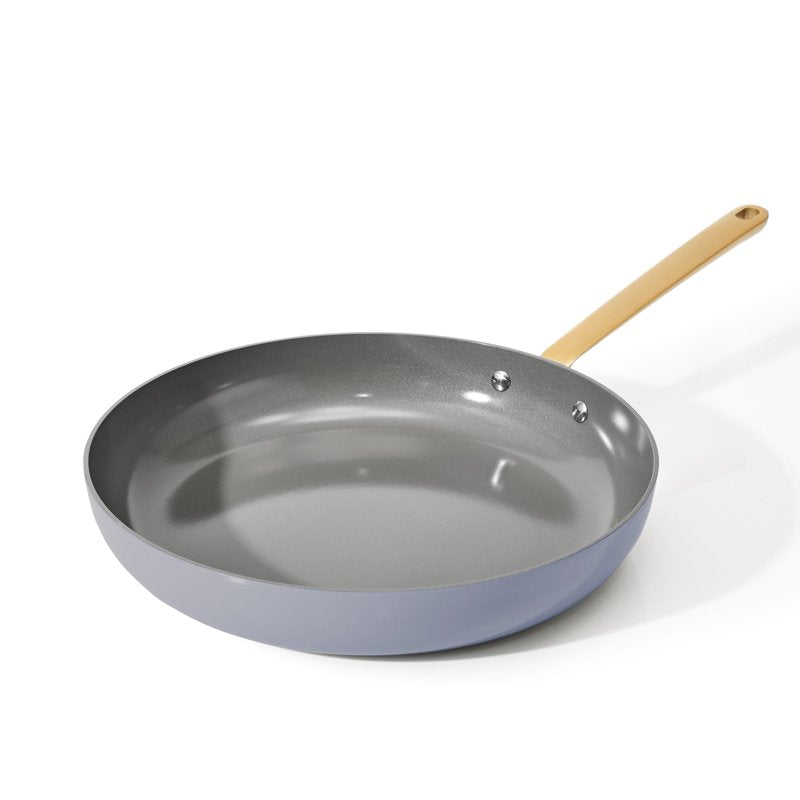 12-Inch Ceramic Non-Stick Fry Pan - Cornflower Blue