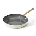 12-Inch Fry Pan with Ceramic Nonstick Coating - White Icing