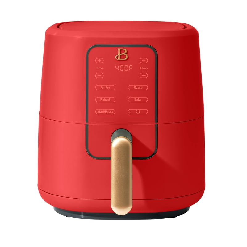 3 Qt Air Fryer with TurboCrisp Technology, Nonstick Ceramic - Tomato Red