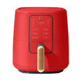 3 Qt Air Fryer with TurboCrisp Technology, Nonstick Ceramic - Tomato Red