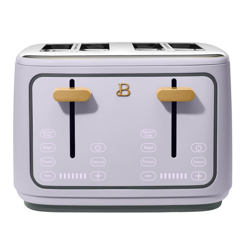4-Slice Toaster with Touch-Activated Display - Lavender