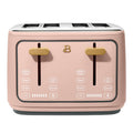 4-Slice Toaster with Touch-Activated Display - Rose