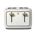 4-Slice Toaster with Touch-Activated Display - White Icing
