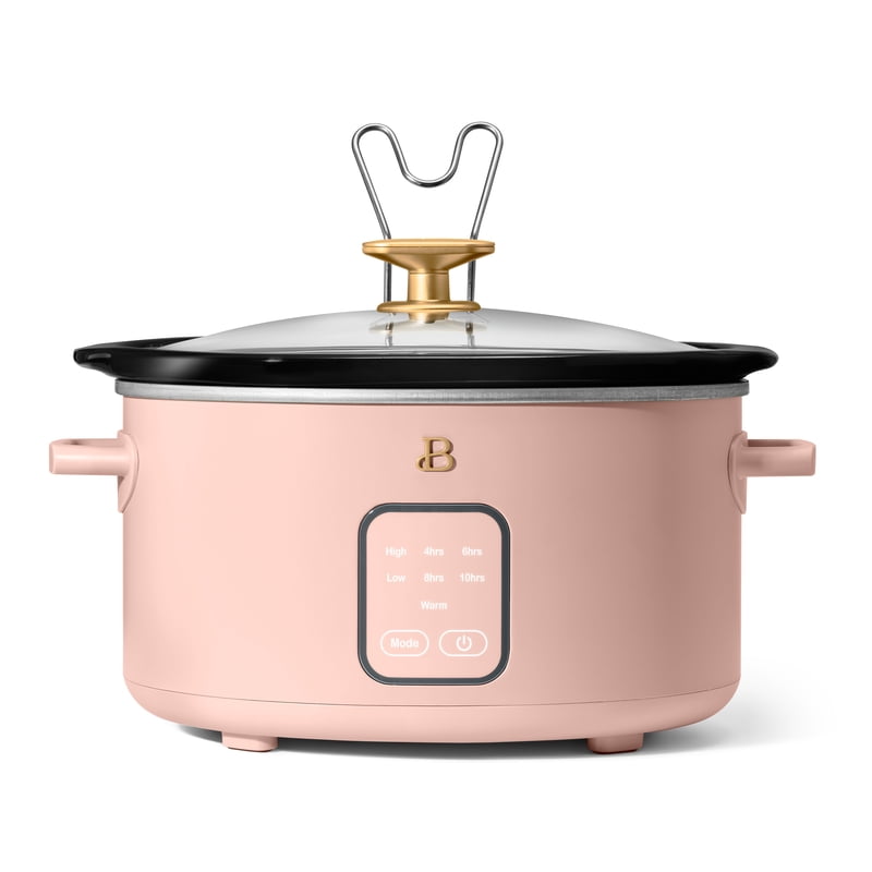 4 Qt Slow Cooker with Touch-Activated Display - Rose