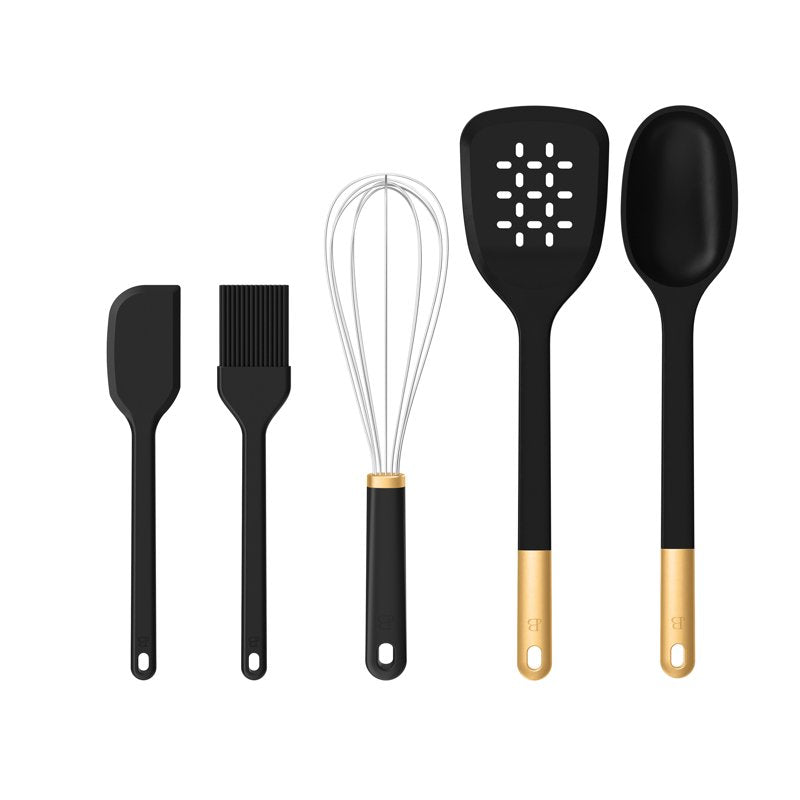 5-Piece Kitchen Tool Set - Black Sesame