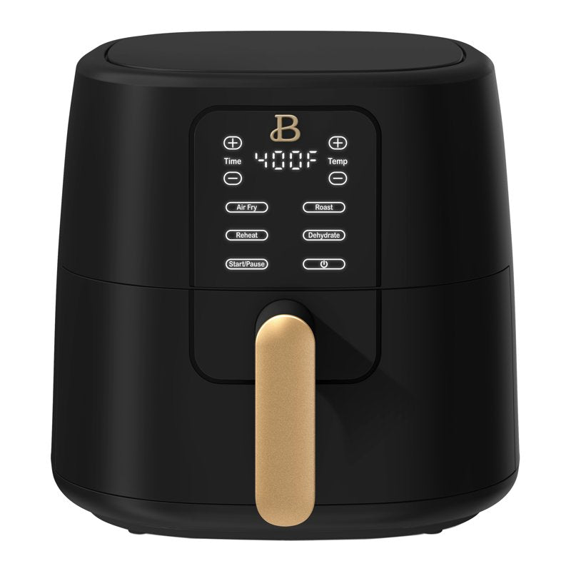6 Qt Air Fryer with TurboCrisp Technology, Ceramic Nonstick - Black Sesame