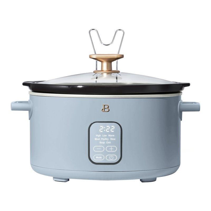 6 Qt Programmable Slow Cooker - Cornflower Blue