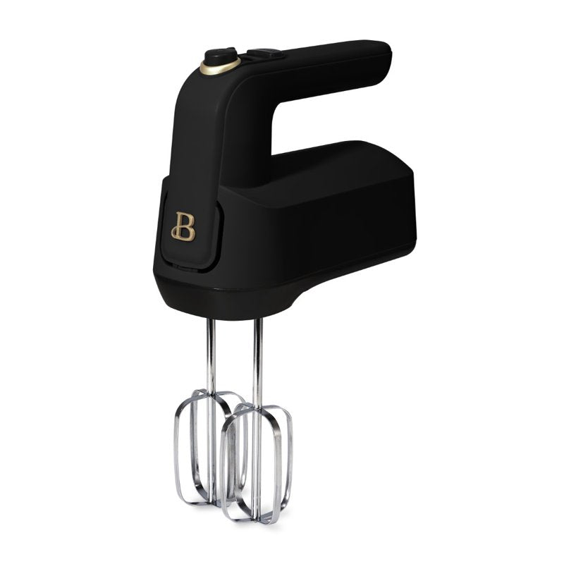 6-Speed Electric Hand Mixer with Turbo Function - Black Sesame