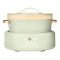 8 Qt Multi-Cooker with Bamboo Steamer Insert - Sage Green