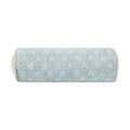 Blue 8x20 Inch Hydrangea Block Print Bolster Pillow by Drew Barrymore