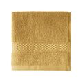 Beautiful Drew Barrymore Dobby Washcloth - Amber Yellow 13x13 100% Cotton - Variation of THIS listing