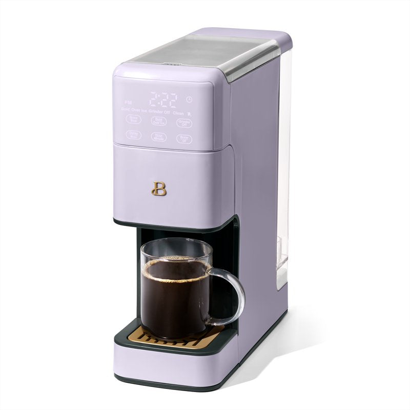 Programmable Single Serve Coffee Maker with Grinder - Lavender
