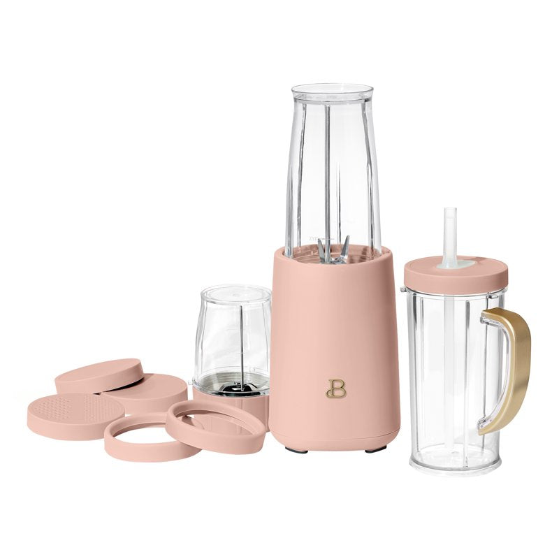 Personal Blender Set - 12 Pieces, 240W, Rose Color