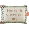 Decorative Needlepoint Lumbar Pillow 14x20 Inches - Home Sentiment