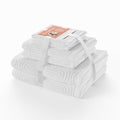 Off-White 6-Piece Cotton Towel Set - Bath & Hand Towels, Washcloths - Drew Barrymore