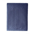 Textured Cotton Bath Towel - 56x30 Inch, Smokey Blue, Drew Barrymore