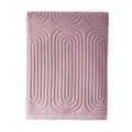 Textured Bath Towel - Soft 100% Cotton, Rose Pink, 56x30 Inches - Drew Barrymore