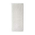 Off White Textured Hand Towel - 100% Cotton, 28x16 Inches - Beautiful by Drew Barrymore
