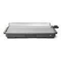 Extra Large Electric Griddle 12" x 22" - Non-Stick, Oyster Gray