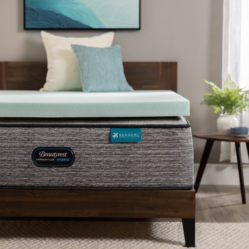 Beautyrest 3-Inch Thermagel Deluxe Cooling Pressure-Relieving Memory Foam Mattress Topper - California King