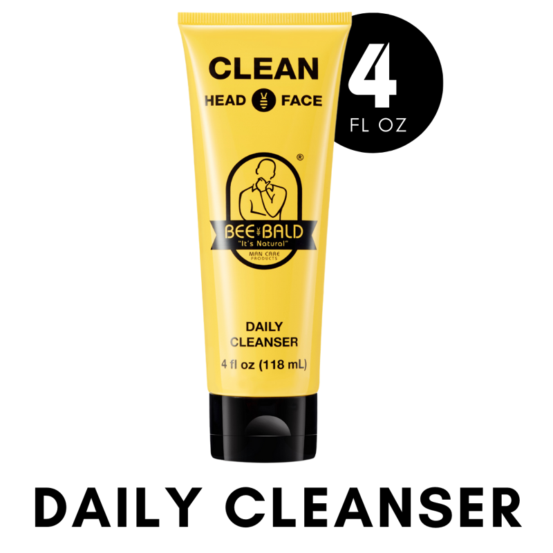 Daily Head & Face Cleanser for Bald Care - 4 fl oz
