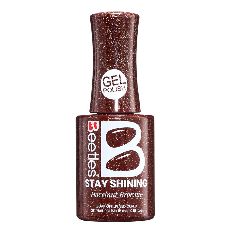 Hazelnut Brownie Gel Nail Polish - Long-Lasting Chip-Resistant Brown 0.51 fl oz