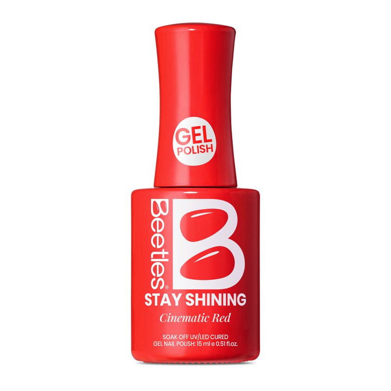 Cinematic Red Gel Nail Polish - 0.51 fl oz Salon-Quality Long-Lasting Color