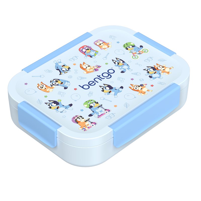 Bluey Lunch Box for Kids - Leakproof with Four Compartments