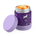 Stainless Steel Kids Food Jar - 11 fl oz Leak-Proof Container - Unicorn