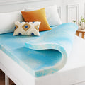 3-Inch Swirl Gel Breeze Memory Foam Mattress Topper - Full