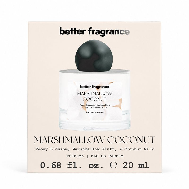 Marshmallow Coconut Eau de Parfum - Sweet Gourmand Perfume for Women, 0.68 fl oz