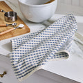 Terry Gingham Kitchen Towel - 18"x28" - Blue Silver