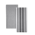 Oversized Kitchen Towels - 2 Pack, Rich Black, 100% Cotton