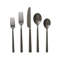 20-Piece Black Stainless Steel Flatware Set - Service for 4