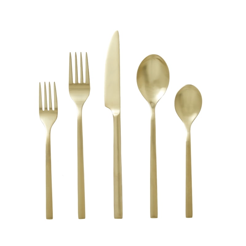 20-Piece Gold Stainless Steel Flatware Set - Service for 4