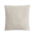 Decorative Throw Pillow 20x20 Inch Cozy Knit Cushion in Papyrus Beige - Farmhouse, Modern, Rustic Decor