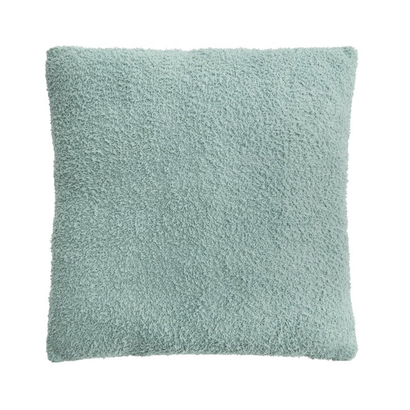 Cozy Knit Decorative Throw Pillow 20x20 Inches - Soft Green, Plush Chenille Finish - Better Homes & Gardens - Variation of Soft Green, 1