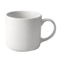Cream Stoneware Mug - Modern Design with Mottled Finish