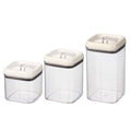 Square Food Storage Container Set - 3 Pack with Airtight Seal