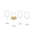 Clear Flared White Wine Glass with Stem - 13 oz, 4 Pack