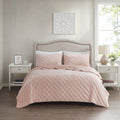 Better Homes & Gardens Blush Pink Velvet Embroidered Quilt Full/Queen - Blush