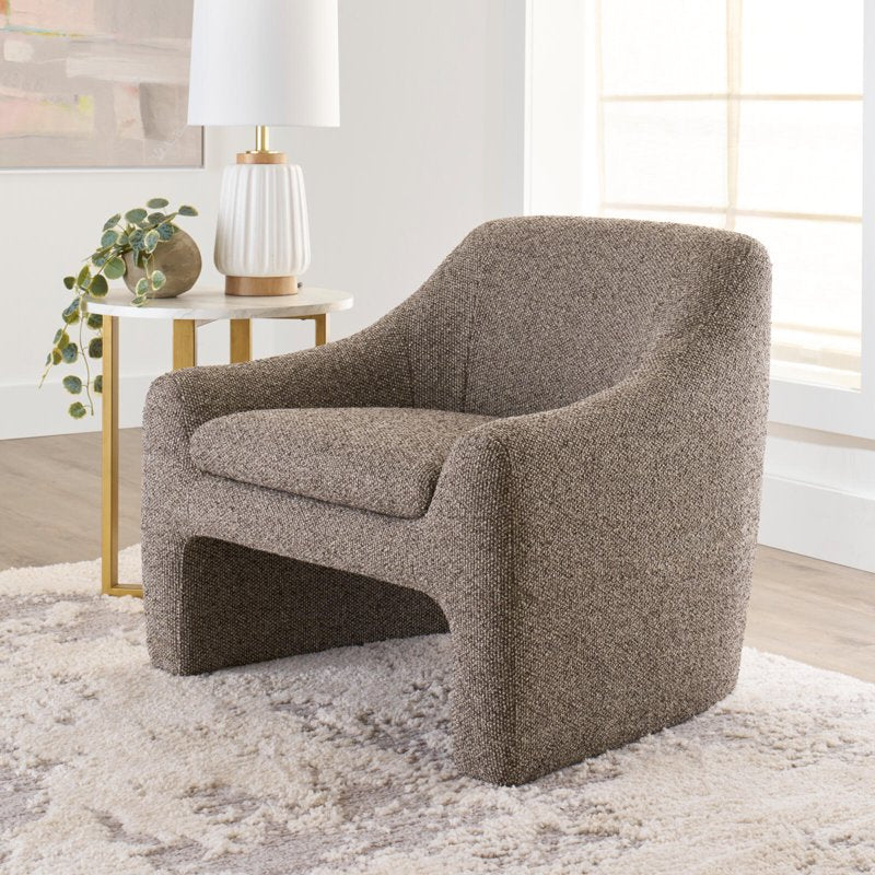 Emerson Curvy Accent Chair - Modern Design, Multiple Colors