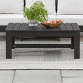 Ezra Outdoor Coffee Table - HDPE, Weather-Resistant, Multiple Colors