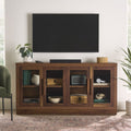 Ezra TV Stand for TVs up to 70" - Adjustable Storage, Soft-Close Doors