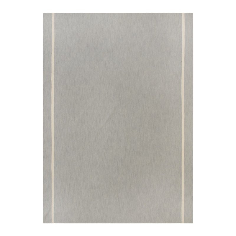 Grey Fringe Tablecloth 60" x 84" - 100% Cotton - Flannel/Natural