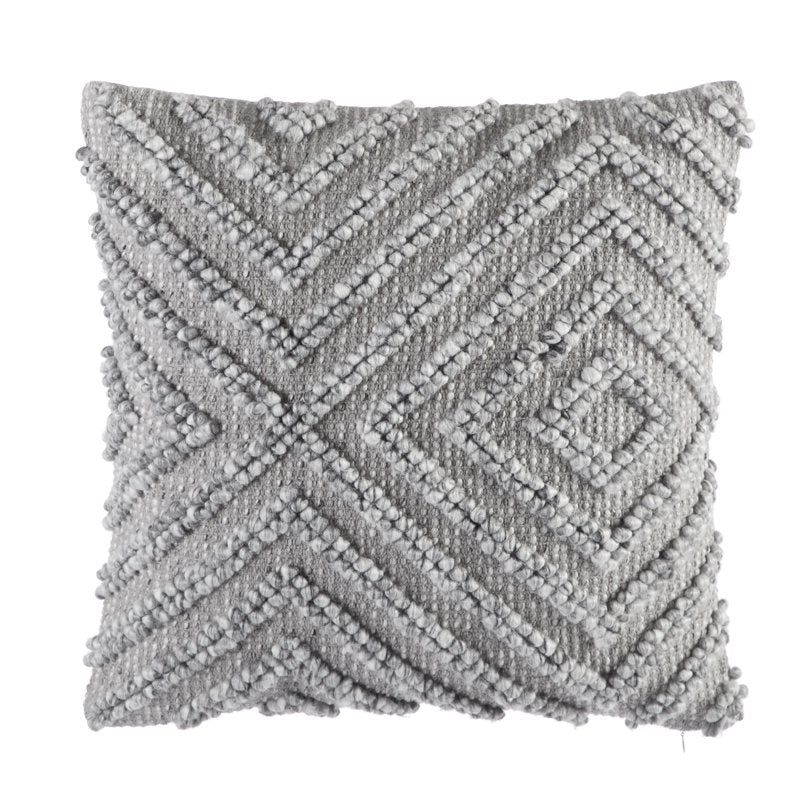 Gray Geometric Square Decorative Pillow - 20 x 20 Inches - Better Homes & Gardens - Gray Variant