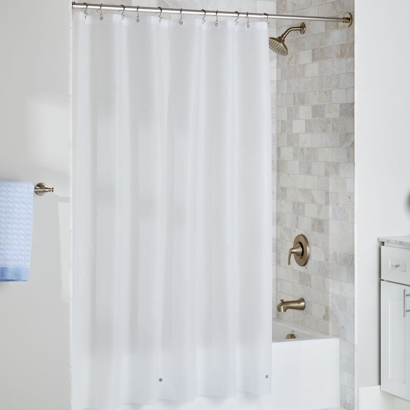Heavyweight PEVA Shower Liner Frosty 70 x 72 Inches Waterproof Bathroom Curtain
