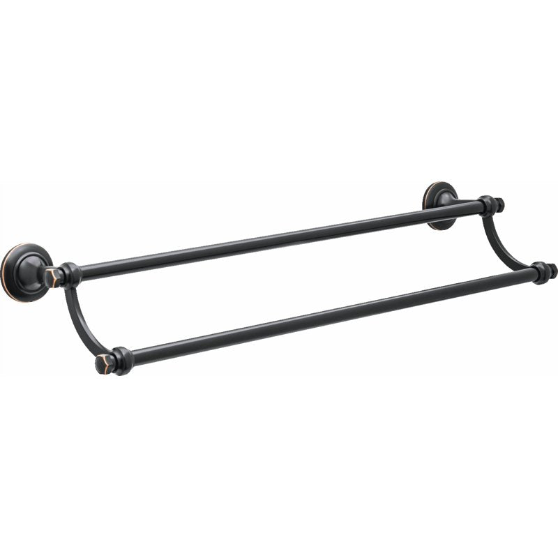 24-Inch Double Towel Bar - Oil Rubbed Bronze Bathroom Towel Holder
