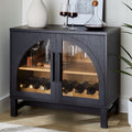 Better Homes & Gardens Juliet Arch Door Kitchen Console - Black Finish